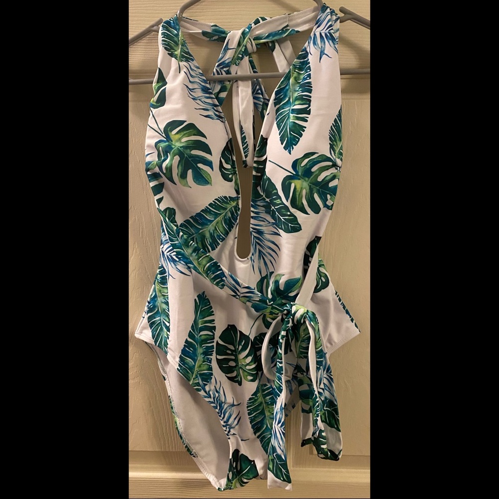 Tropical One Piece Swimsuit